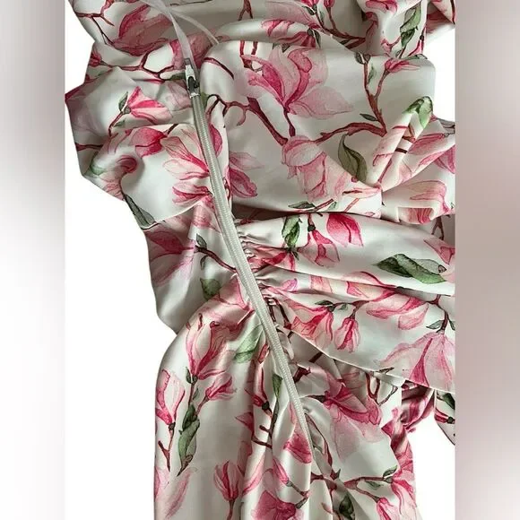 Bronx & Banco Layla Mini One Shoulder Dress size Medium - Picture 9 of 14